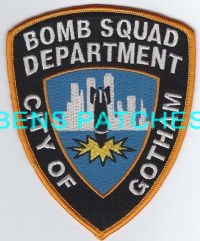 ILLINOIS,GOTHAM POLICE BOMB SQUAD 1 MOVIE PROP